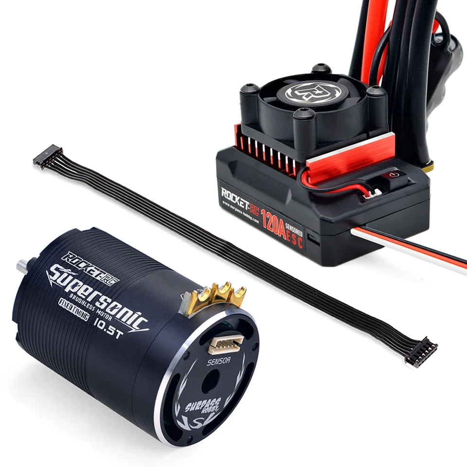 Moteur Brushless Modifié Sensored Surpass Hobby ROCKET 540 V4s Modified Sensored Brushless Motor For 1 Or 10 Rc Car Vehicles Model Parts P 1922030