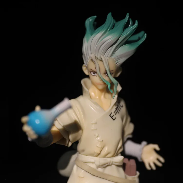 18cm Anime Dr STONE Figure Dr STONE Ishigami Senkuu PVC Action Figure 1262# Ishigami Senkuu Figurine Collectible Model Toys