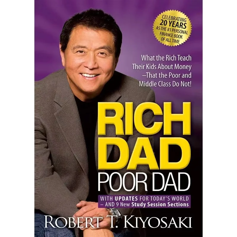 Money Psychology Book RICH DAD POOR DAD Robert Toru Kiyosaki Personal Finance Children Books Financial Intelligence Enlightenment Education