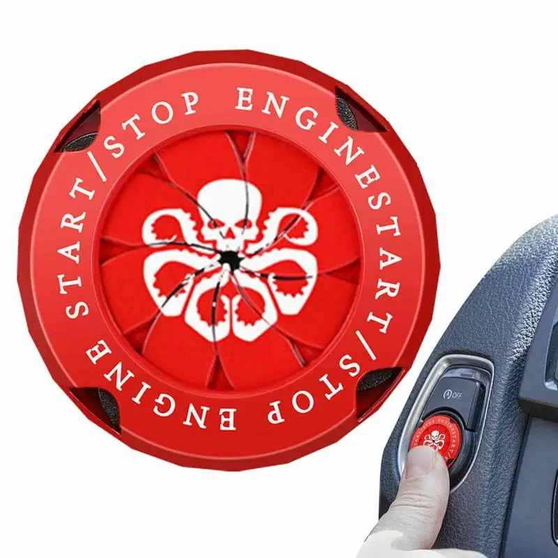 

Нажимная кнопка для пуска, крышка из цинкового сплава для автомобиля, крышка кнопки зажигания, Универсальные Металлические крышки кнопки зажигания для автомобиля, защита от царапин