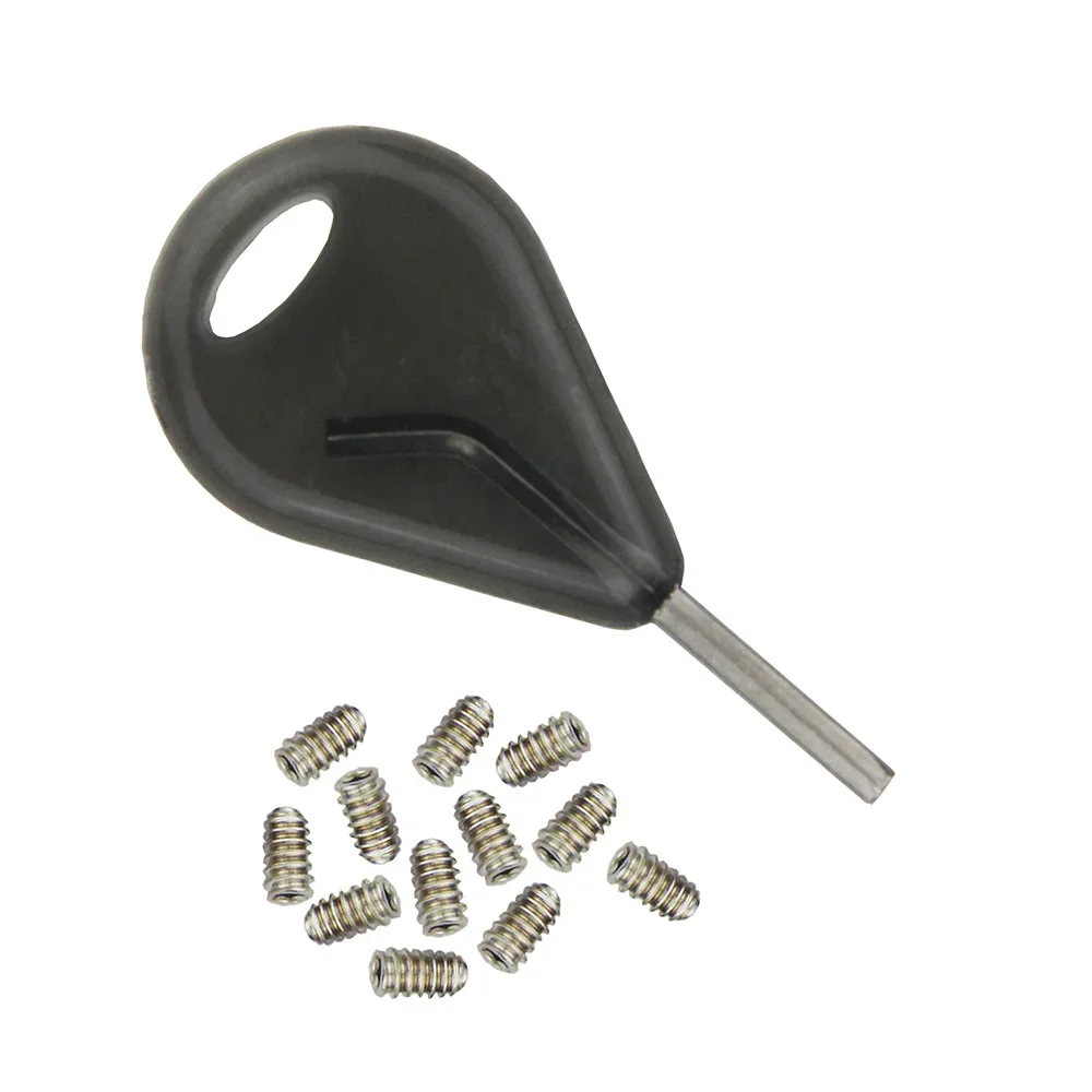 316 Stainless Steel Compatible for FCS/Future fin Screws Replacement Surfboard Grub Screw(50pcs) with Key