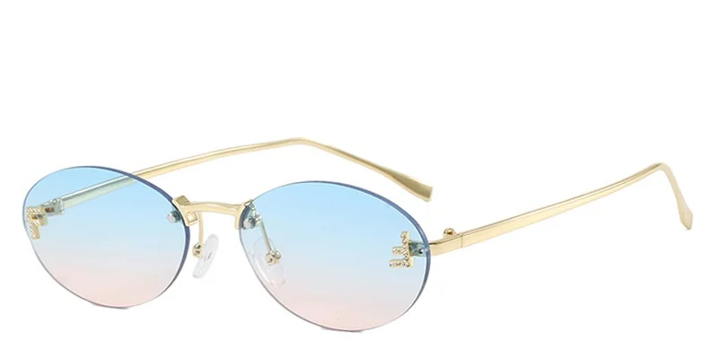 Gold Blue Pink