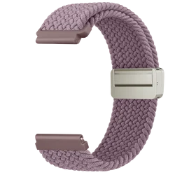 Braided Magnetic Band - Premium Smartwatch Strap, 20/22mm - 20mm Width (Smoky Purple)