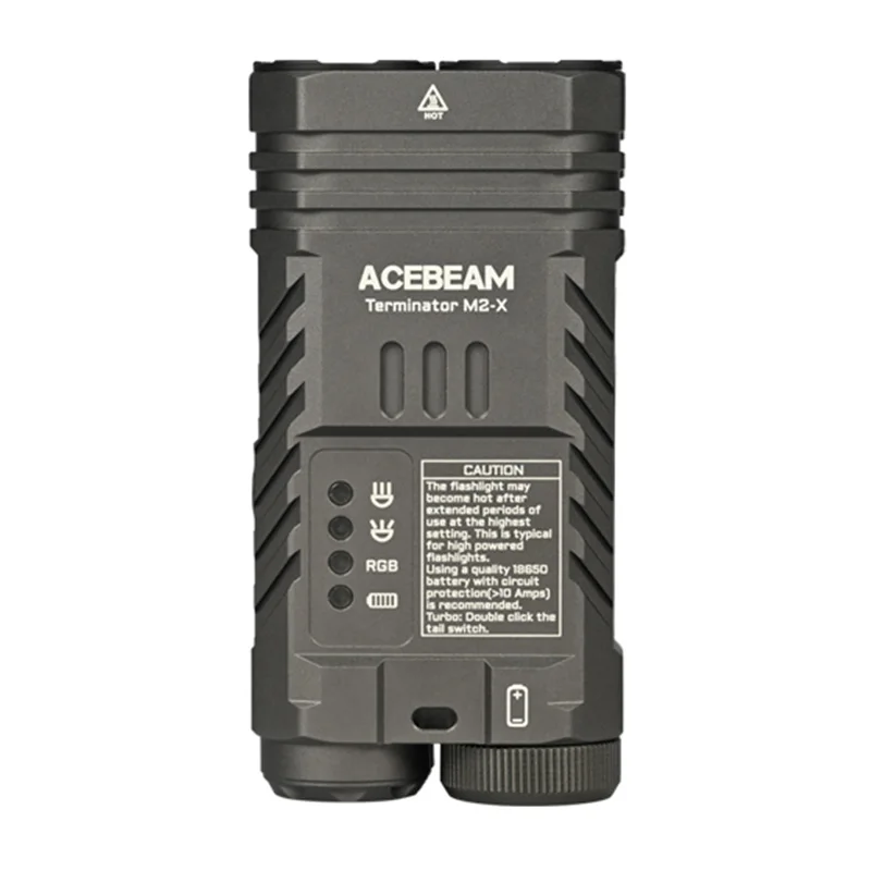Acebビームterminator edc懐中電灯、プロジェクター、フラッド