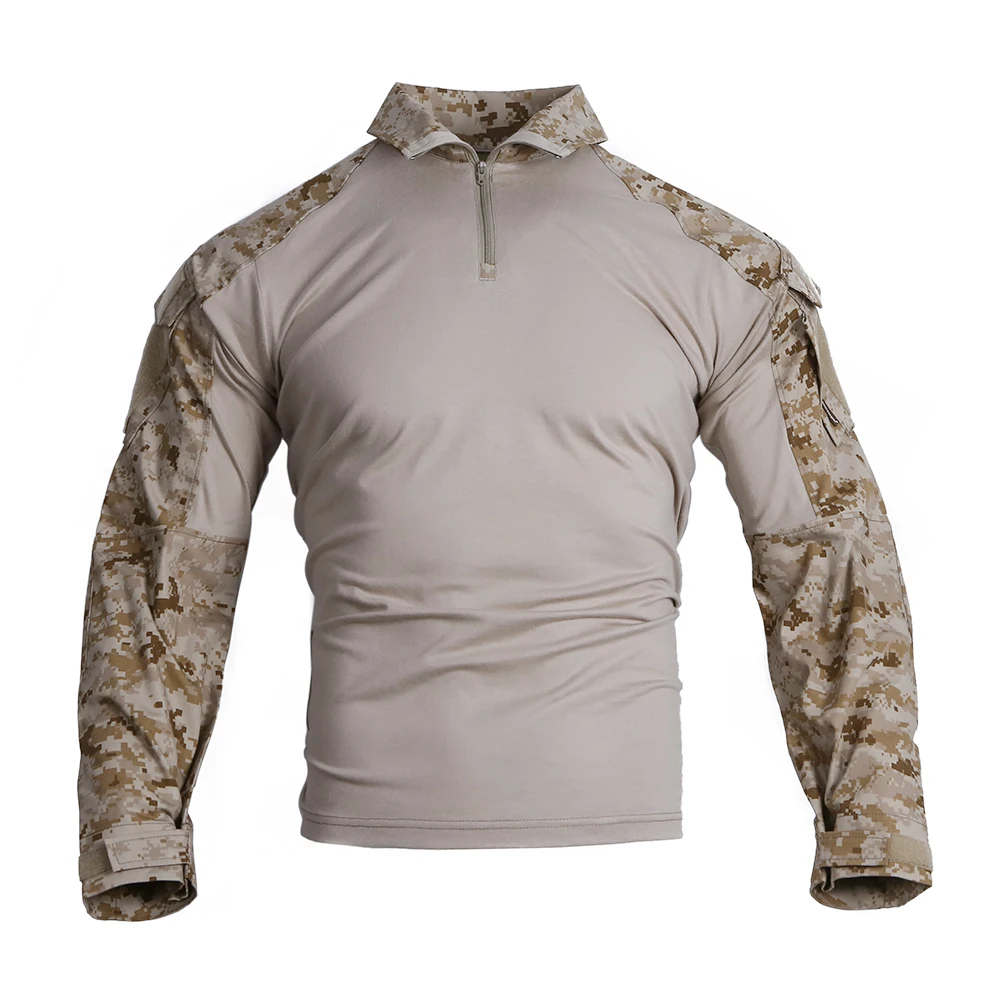 

Emersongear Tactical G3 Combat Shirts Mens Gen3 Tops Camoflage T-Shirt Long Sleeve Hunting Milsim Sports Outdoor Hiking AOR1