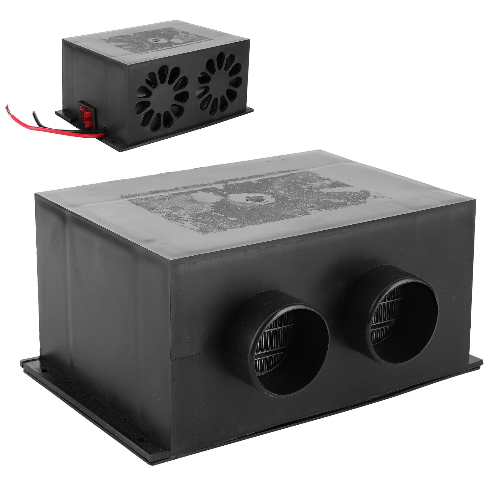 휴대용 겨울 고속 난방 온열기, 무소음 서리 제거, 범용 자동차 히터, 2 홀, 12V, 600W