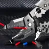 Wire Strippers 28-in-1 Multifunctional Powerful Cutting and Peeling Pliers for Electricians Insulated Handle 2