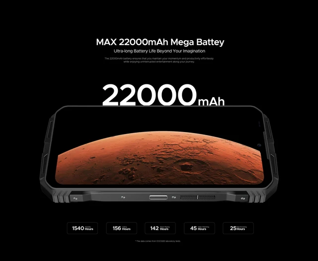 Doogee-Smartphone robuste V Max Pro 5G, Dimrespondable 7050, 12 Go + 512 Go, écran 6.58 "120Hz, appareil photo 108MP, Android 14, première mondiale 4