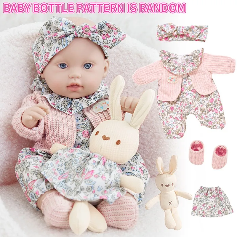 30cm/12Inch Reborn Dolls Waterproof Vinyl Bebe Doll With Clothes LifeLike Dolls Children's Toy Gift