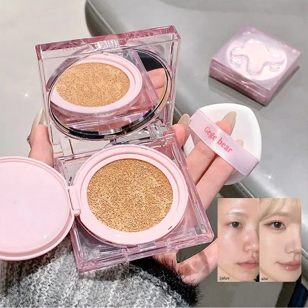 BB Cream Air Cushion Liquid Foundation Full Coverage Waterproof Long-lasting Concealer 2 Colors Cushion Compact Face Makeup Base