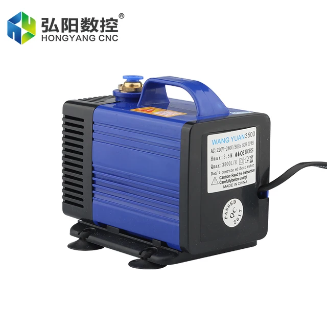 Multifunctional Submersible Pump 80W 3.5M Water Pump 3500L/H Water Pump For CNC Spindle/CO2 Laser Engraving And Cutting Machine 3