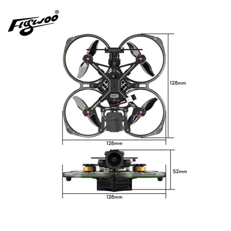 Dron FPV do wyścigu z kamerą 4K HD, GPS, powrót do domu, 5G WiFi, czterowirnik