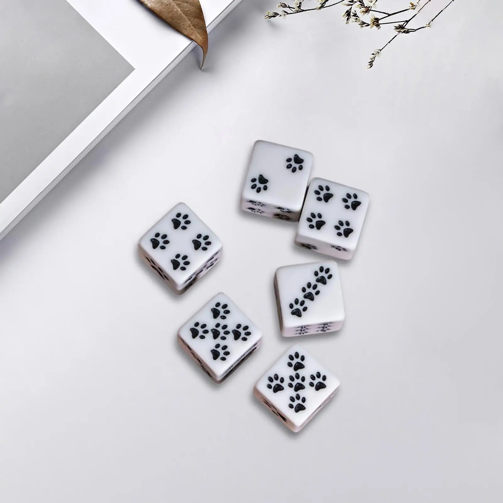 

6 шт., шестигранные кубики, аксессуары для семейных игр, аксессуары для развлечений