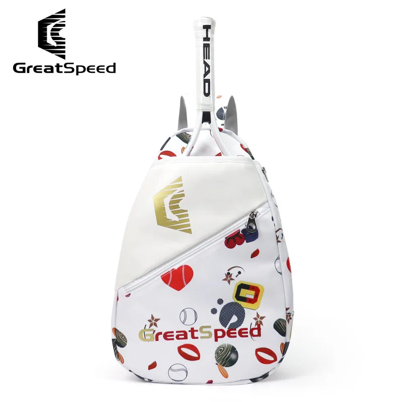 Greatspeed Sports Tennis Racquet Backpack with Sneakers Compartment 2 In1 Shoulder Bags Youth Badminton Tennis Racket Bag Kids