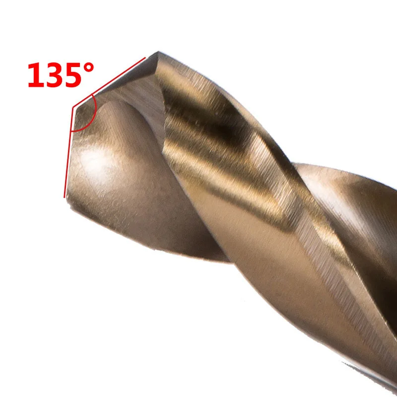 Broca de alta velocidade Cobalto, Perfuração de metal para aço inoxidável, Alumínio Cobre e Madeira, Ferramenta Abridor de furos, M35, 0.6mm-25mm