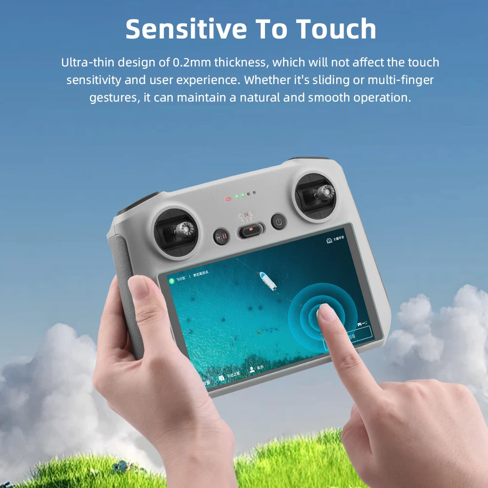 Screen Protector Protective Film Anti-glare Film For DJI Air 3/Mini 3/4 Pro RC2 Remote Control HD Glass Screen Protector Hardness Anti-Scratch Screen Film