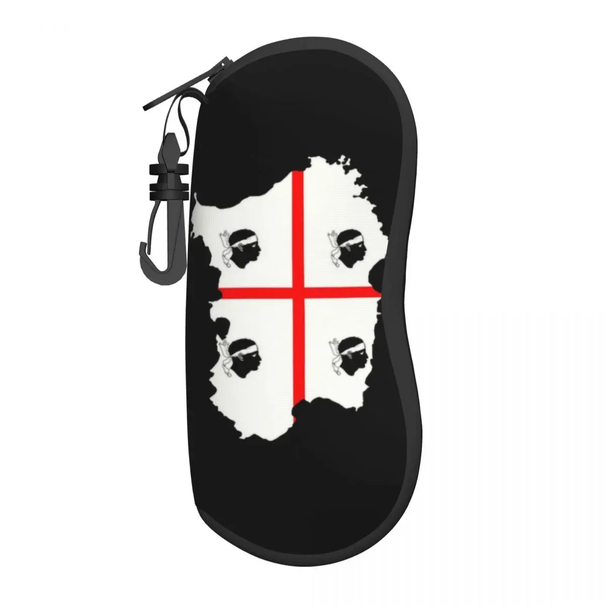 Custom Quattro Mori Sardia Flag Map Custodia Per Occhiali Fashion Italy Sardegna Shell Custodia Per Occhiali Da Vista Scatola Per Occhiali Da Sole