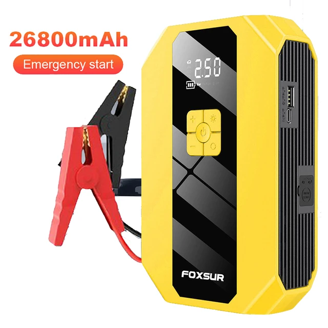 Portable Car Jump Starter 20000/30000mAh 12V Auto Battery Booster Charger  Car Emergency Booster Power Bank Starting Device - AliExpress