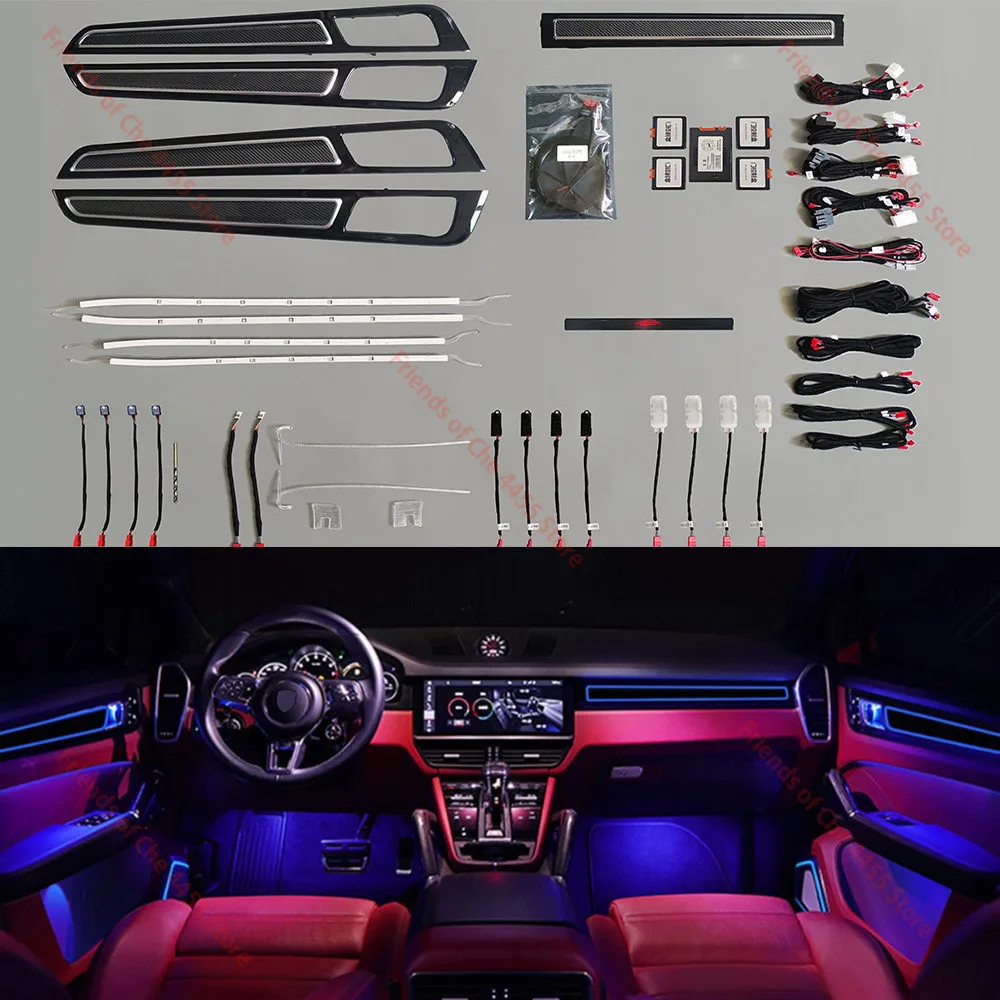 New Led Atmosphere Light For Porsche Cayenne 20182021 Car Lighting