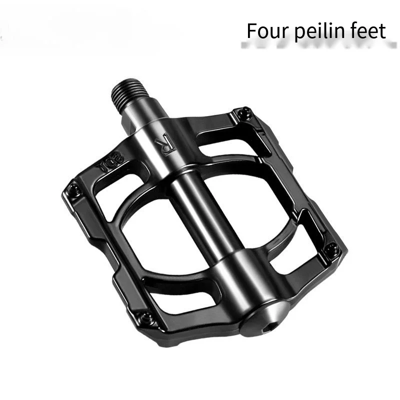 

Bicycle Pedals, Four Perrin Three Perrin Pedals Universal Pedals, Non-slip 4 Bearing Cycling Ball Mountain Bike Accessories