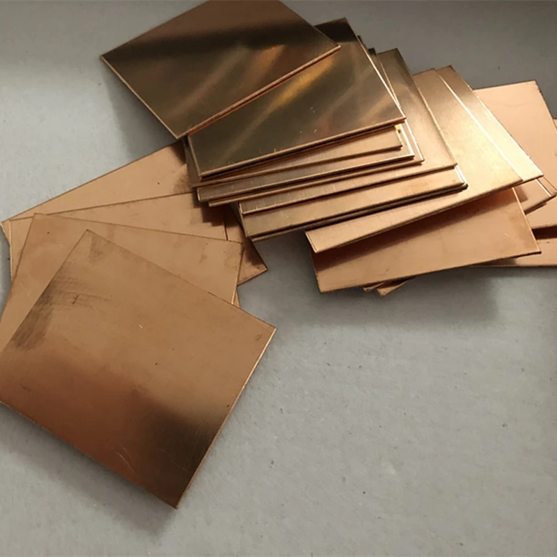 0.5mm 100x100mm T2 purity DIY material Copper bar plate block copper strip electrolytic sheet