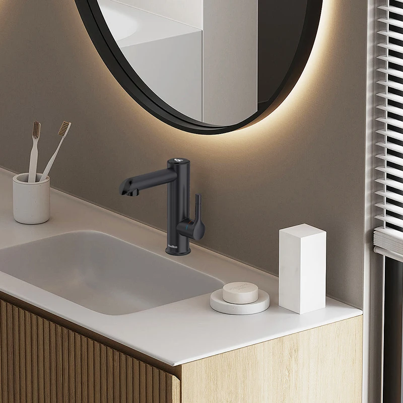 Briwellna الحمام صنبور كهربائي الفولاذ المقاوم للص...