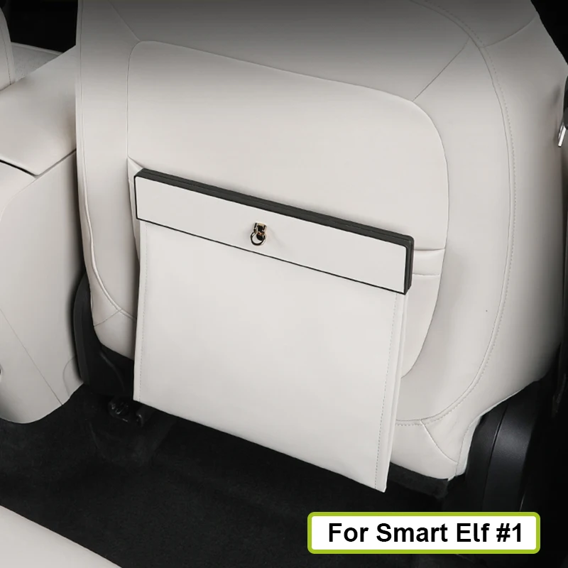 Car Trash Can Collapsible Leak-Proof Storage Bag Backseat with Garbage Bag for Mercedes Smart Elf #1