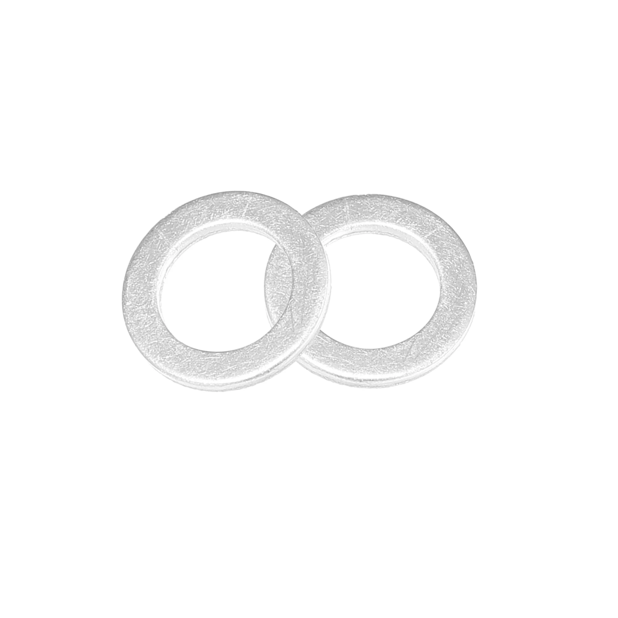4/5/10pcs Engine Oil Crush Washers Drain Plug Gaskets 12x20x2mm Aluminum Silver Tone O.D 20mm I.D 12mm Auto Parts, oil drain plug gasket,oil drain plug seal washer,o ring gasket,sealing washers,engine gasket set,copper gasket combination