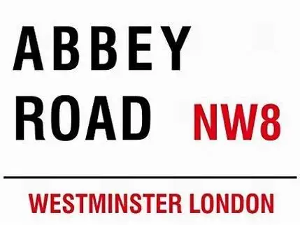 New Tin Sign Abbey Road Nw8 London Street Sign - Steel Metal Sign Per Wall Decor Retro Wall Art Poster