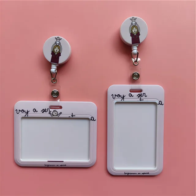 Porte-badge Tour De Cou JKDHJK - Cordon Extensible Avec Porte-carte Pour Professionnels