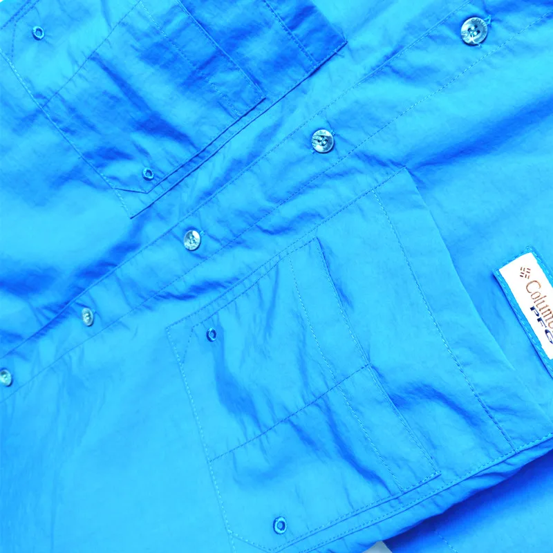 Short Sleeved Shirt Fishing Summer Men's Workwear Outdoor Multi Pocket Sunscreen Waterproof Loose Fitting Casual Short Sleeved Shirt