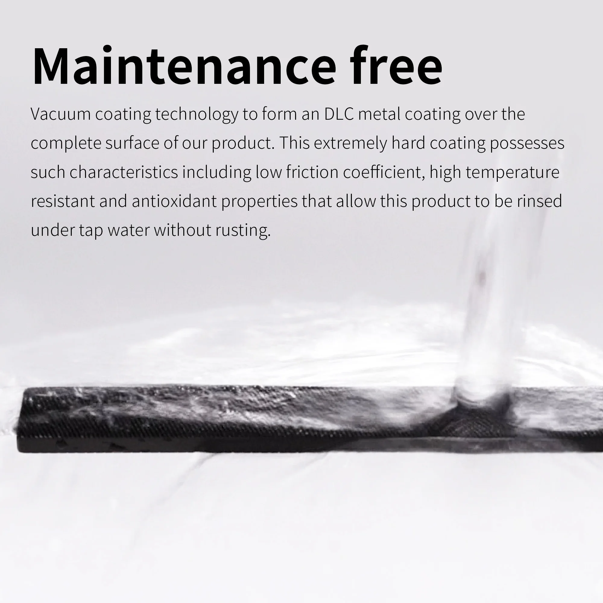 DSPIAE DLC 코팅 양면 그릿 스테인리스 스틸 파일 모델 샌딩 흠집 제거 취미 조립 도구