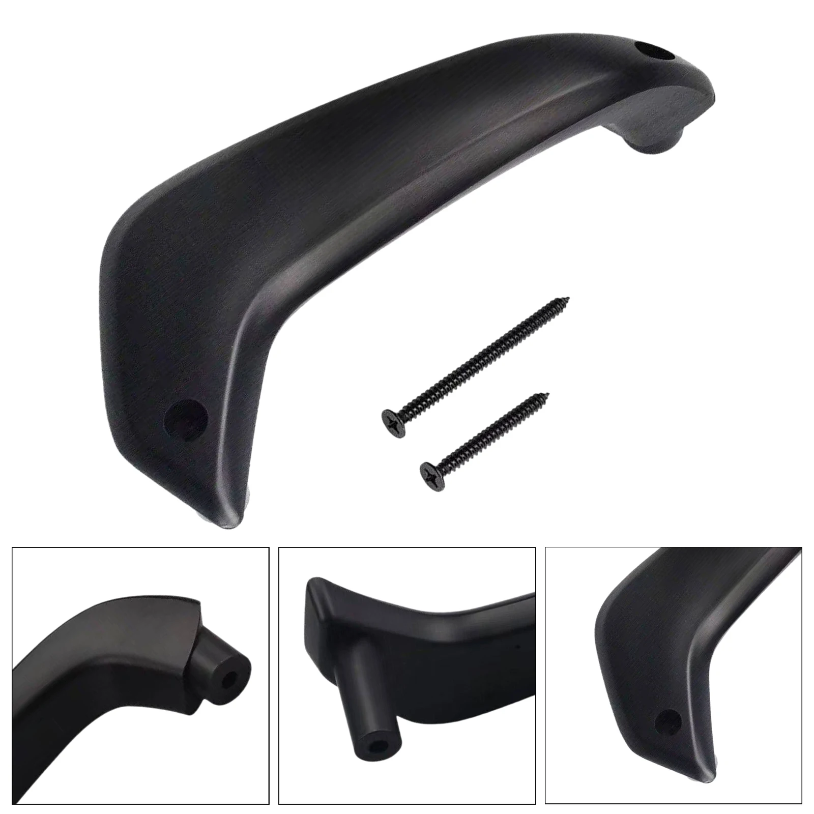 

Прочная ручка для внутренней двери с 2 винтами, высокопроизводительная ручка, захват, сменные детали для автомобиля Ford Fiesta, черный