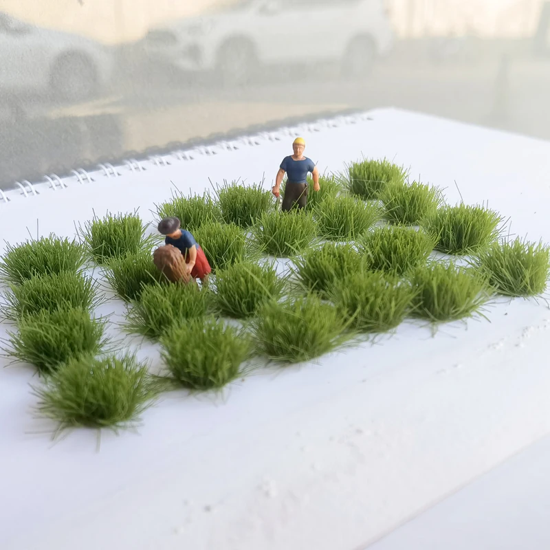 Static Grass Bushy Cluster Grass Tufts Static Scenery Model Miniature ...