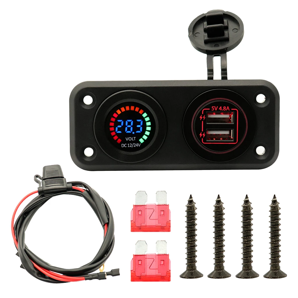 12V-24 ܼ  USB Ʈ , а г