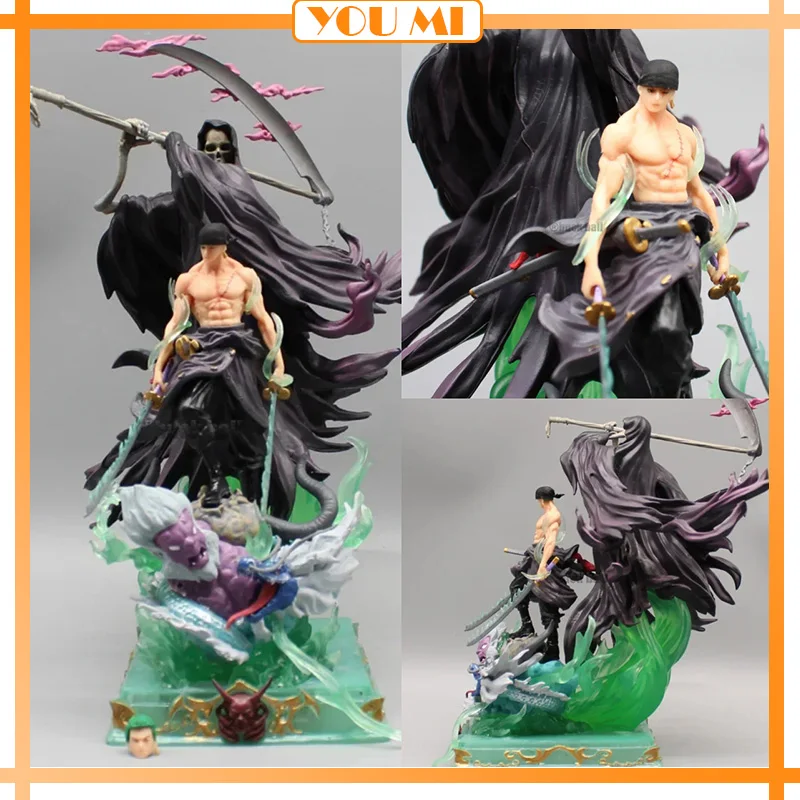 

27cm One Piece Roronoa Zoro Anime Figure Gk Action Figure Model Doll Collection Decoration Ornament Christmas Toy Gift Pvc