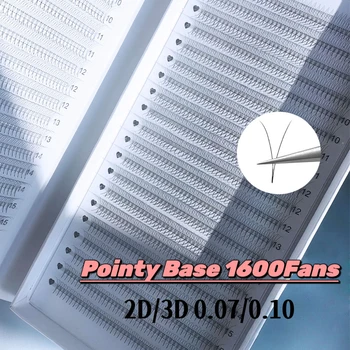 1920fans 40Lines Premade Volume Fans 2D/3D 0.07 0.10 Pointy Base Sharp Narrow Middle Stem Faux Mink Extension Eyelashes supplier 1