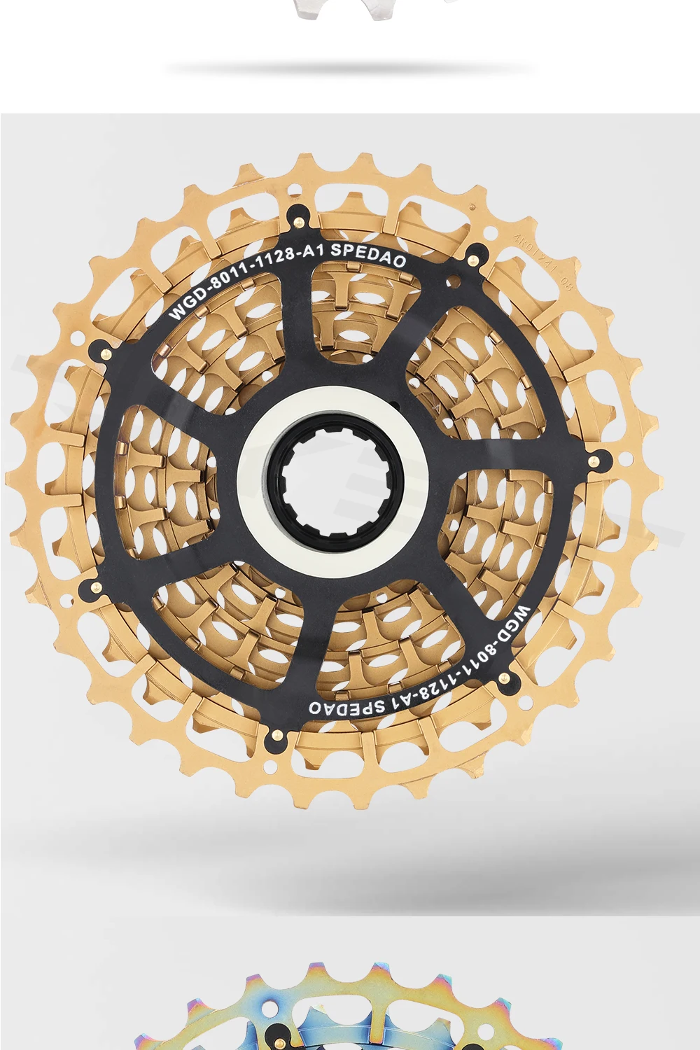 2026 Ultraleichte SPEDAO SLR2 Rennrad-Kassette 11-fach 11-28/32/34T Fahrrad-Freilauf CNC K7 11V HG Kettenblatt für R9100 Fahrradteile – Detail 8