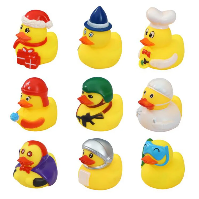 

New Rubber Ducks in Bulk Assortment Duckies for Jeep Ducking Floater Duck Bath Toys Party Favors Baby Bath Toy