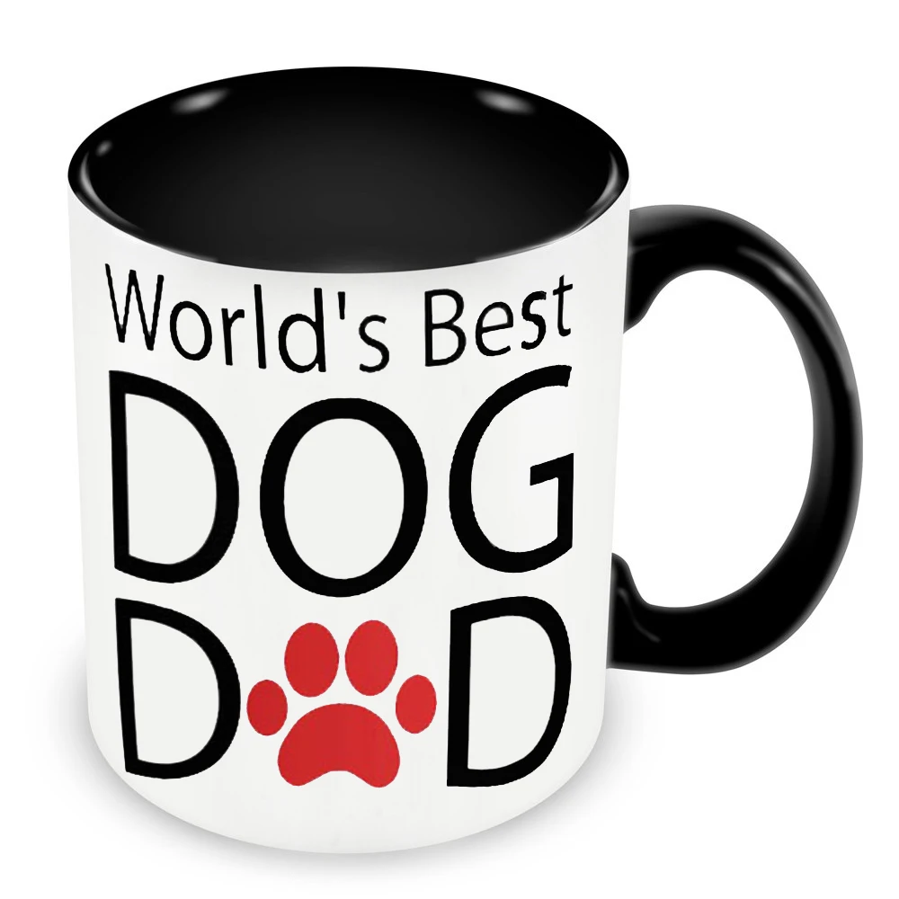 

Dog Dad Cups Cafe Caffeine Cocoa Coffee Mugs Tea Mugen Friend Gifts Home Decal Milk Tableware Coffeeware Teaware Beer Drinkware