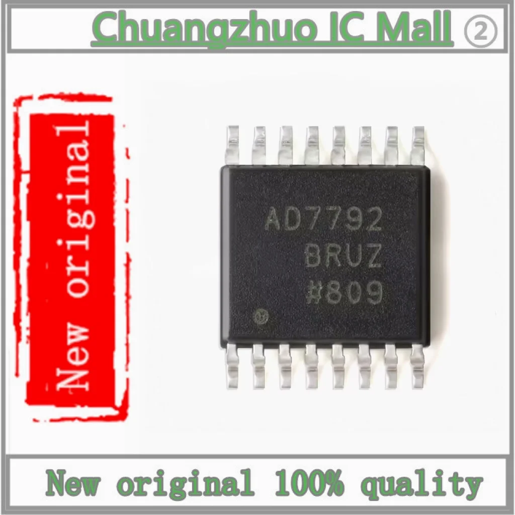 

1PCS/lot New original AD7792BRUZ-REEL AD7792BRUZ 16Bit 2.7V~5.25V 470Hz TSSOP-16 Analog To Digital Converters (ADCs) ROHS