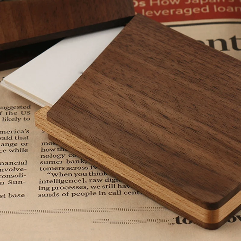 휴대용 나무 명함 상자, 비즈니스 선물 카드홀더, 단단한 나무 명함 상자, 선물 상자