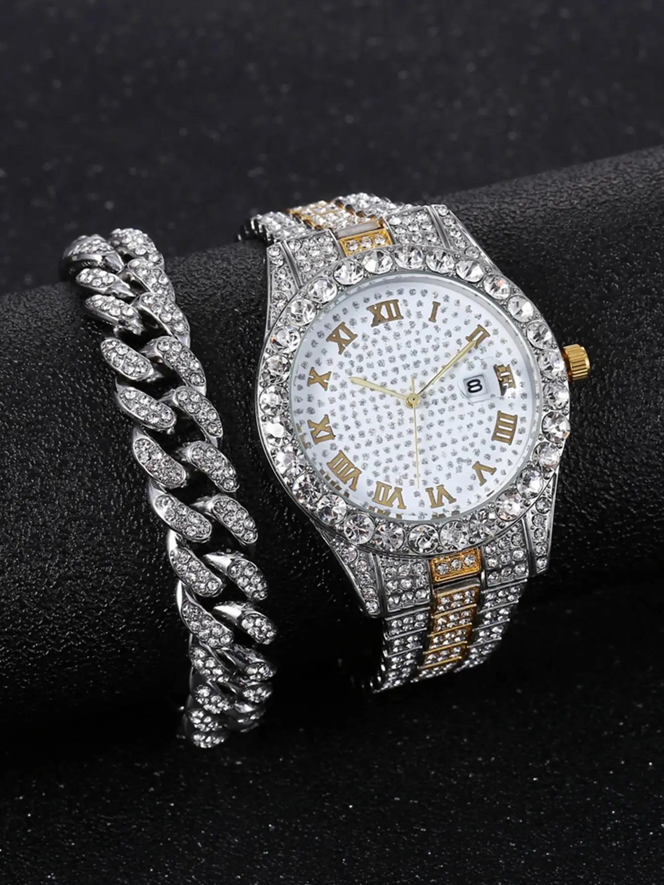 Diamond Men Women Watches Gold Watch Ladies Wrist Watch Luxury Rhinestone Unisex Bracelet Watches Female Clock Relogio Feminino thick slippers trend women rhinestone sandals platform mid heel sole outdoor shiny crystal sexy ladies female 4cm