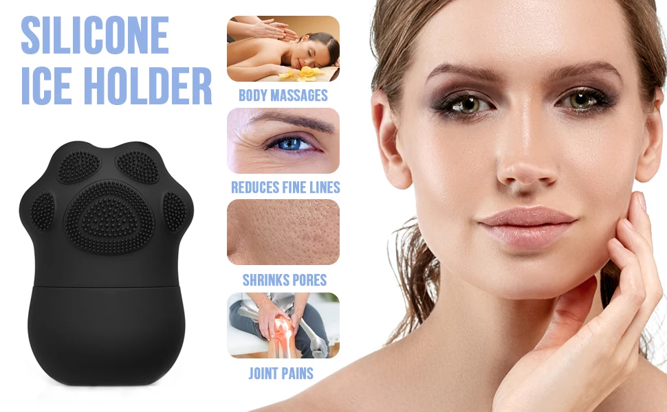 Ice Face Roller Silicone Skincare Tool