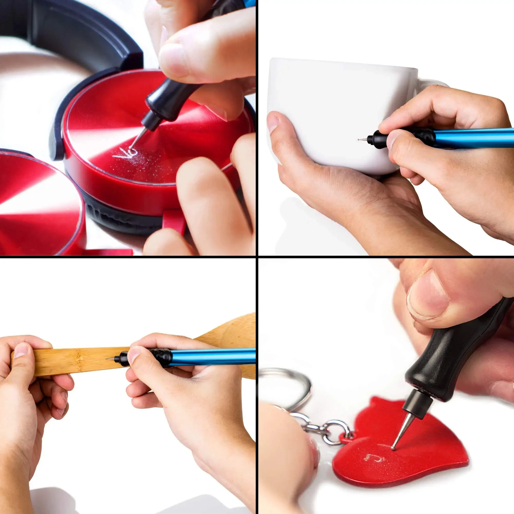 Electric Micro Engraver Pen Carve Engraving Tool Kit Cordless Precision Engraver for DIY Jewellery Making Metal Glass Wood jewelry making tools carving tool electric engraving pen