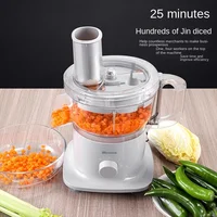 Commercial Electric Vegetable Dicing Machine Radish Carrot Potato Onion Granule Slice Cube Cutting Machine Home Food Processor 2