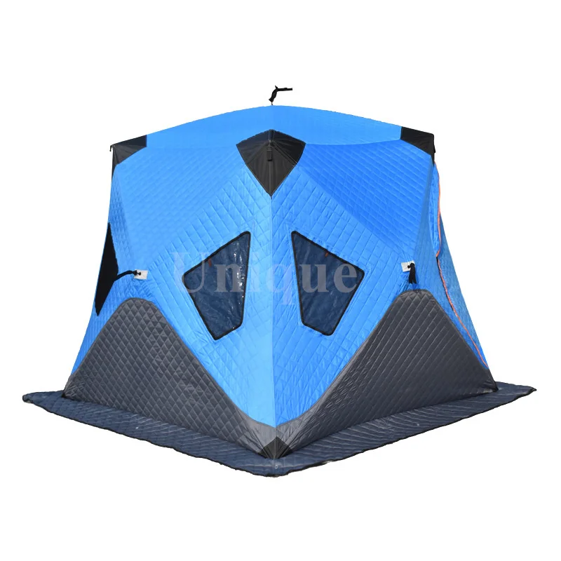 3 4 Person Outdoor Camping Beach Snow Ice Fishing Tent Automatic Ice