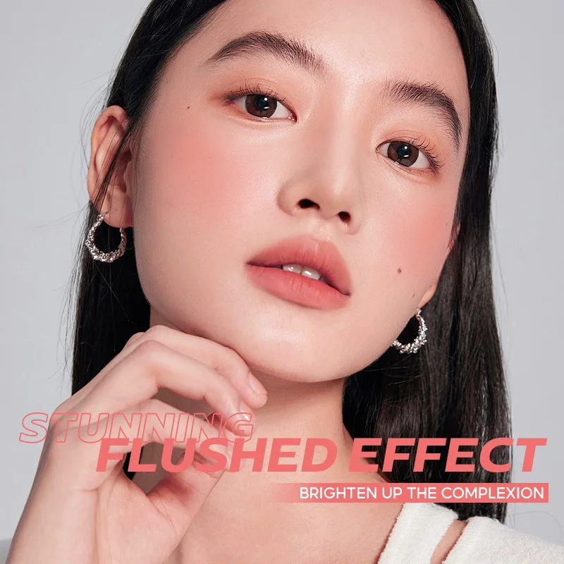 IMAGIC new liquid blush can be used as eye shadow blush makeup party daily use all skin types waterproof blush cosmetics 6.5 ml 4