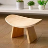 Wooden Yoga Kneeling Stool - Coffee