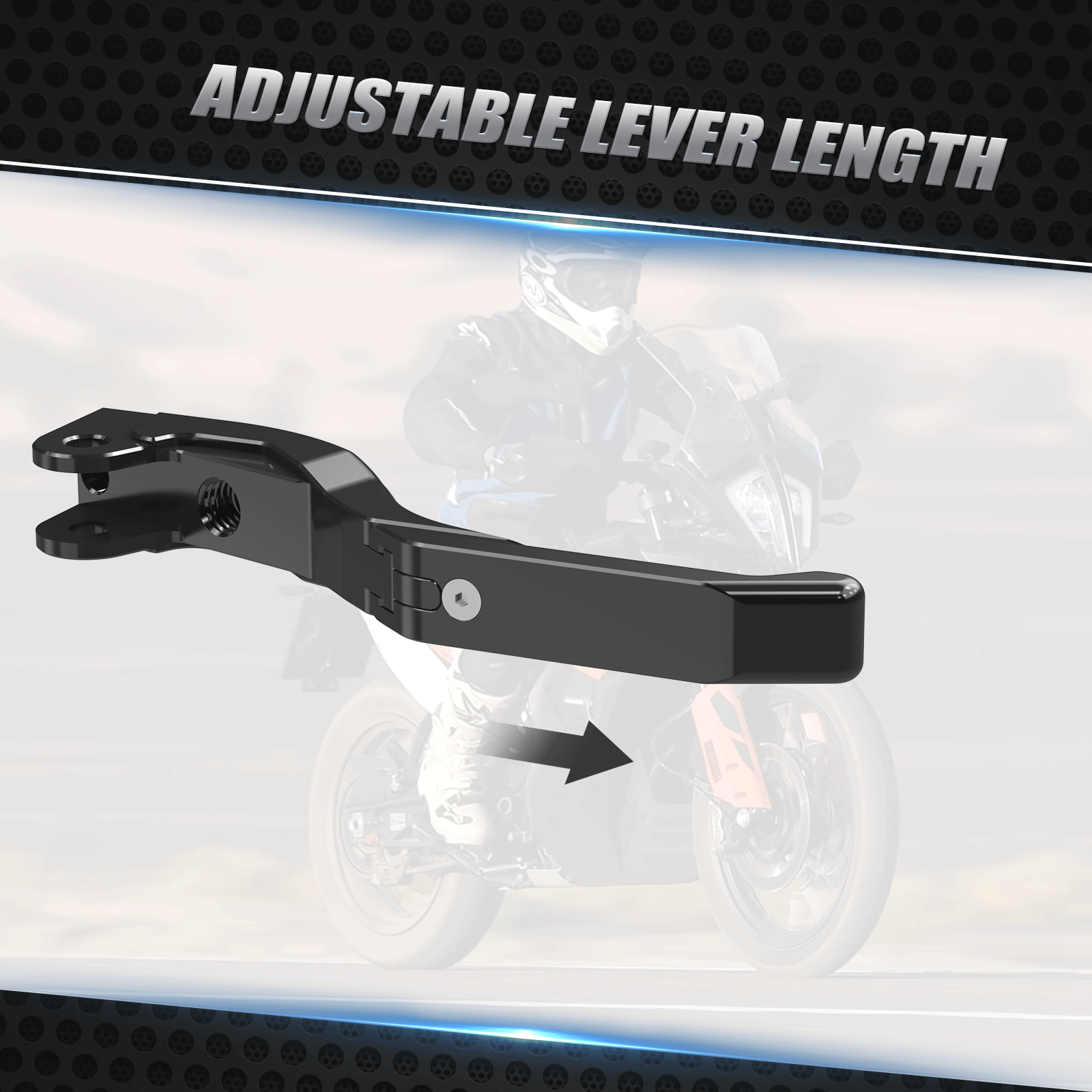 Für Husqvarna Norden 901 2022–2024, verstellbarer Bremskupplungshebel, 790 Adventure 2019–2024, 890 Adventure/R 2021–2024, 790 890 ADV R – Detail 3
